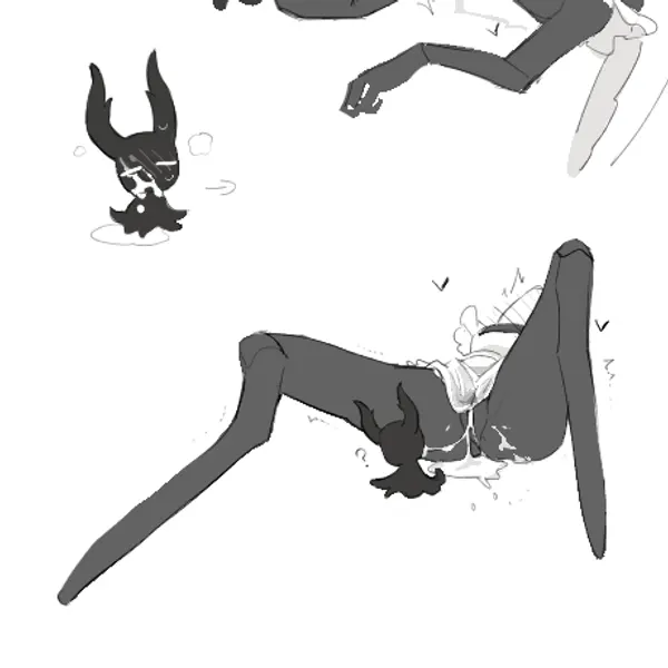 hollow knight (character), pure vessel (hollow knight), the knight (hollow knight) (hollow knight (franchise), team cherry) created by milktea25424633
