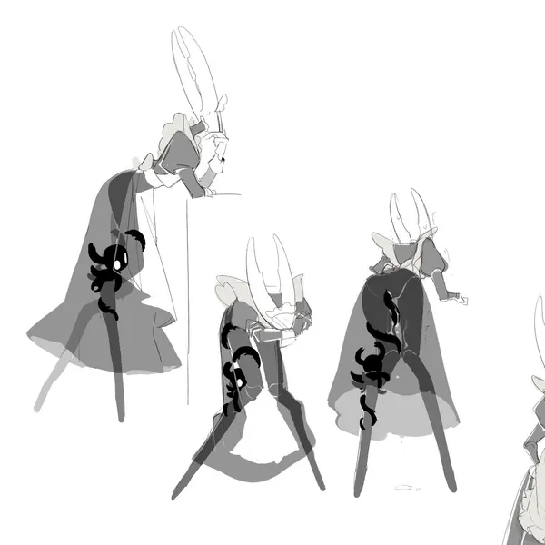 hollow knight (character), pure vessel (hollow knight), the knight (hollow knight) (hollow knight (franchise), team cherry) created by milktea25424633