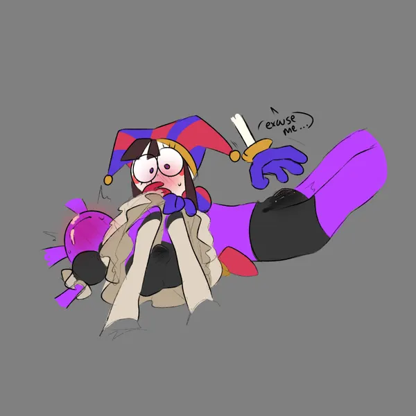 jax (tadc), pomni (tadc) (glitch productions, the amazing digital circus) created by karnthud
