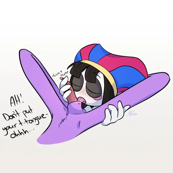 jax (tadc), pomni (tadc) (glitch productions, the amazing digital circus) created by screaming alice