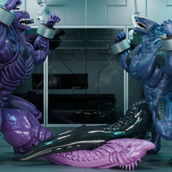 karkhar, snakehead404 (alien (franchise)) created by snekkuu