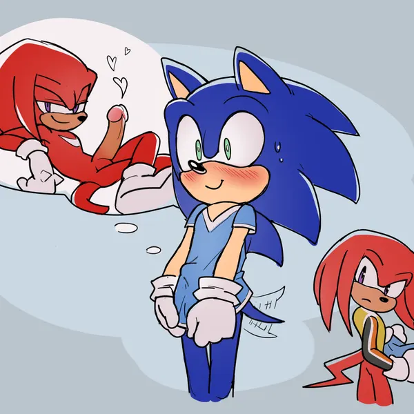 knuckles the echidna, sonic the hedgehog (sega, sonic the hedgehog (series)) created by sbork