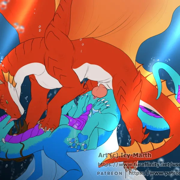 ldrago, ryken aaelgrin (mythology) created by icy-marth