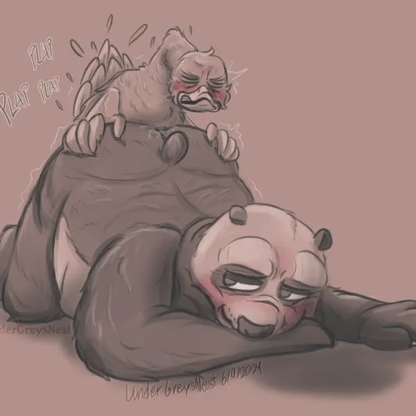 li shan (kung fu panda), mr. ping (dreamworks, kung fu panda) created by undergreysnest