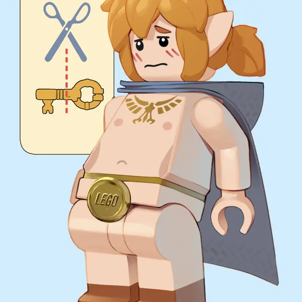 link (lego, nintendo) created by combos-n-doodles