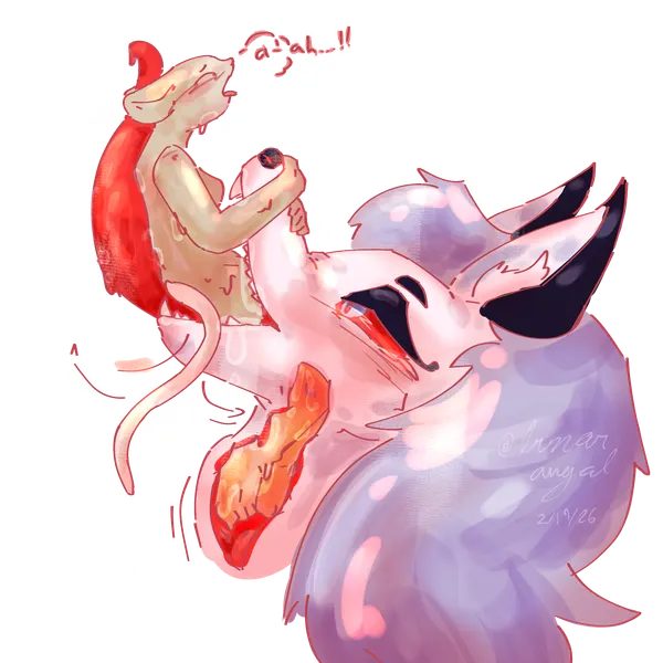 loona (helluva boss) (hellaverse, helluva boss) created by lunar angel