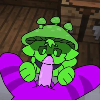 luppy (mushroomwolf), lycori (mushroomwolf) (microsoft, minecraft) created by mushroomwolf