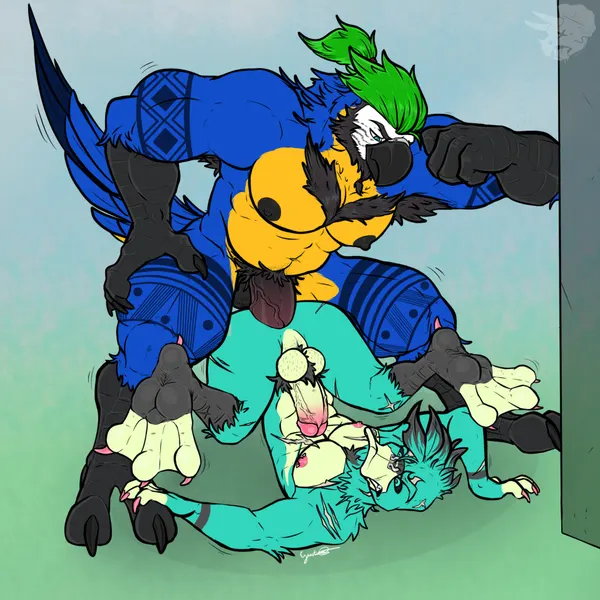 mark ulisses (mark macaw) created by threehorns