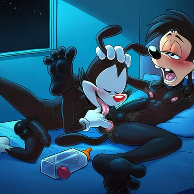 max goof, yakko warner (animaniacs, disney) created by boxen549