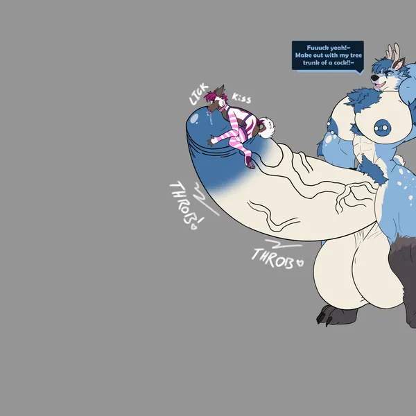 megathedeer, norththehusky created by north husky