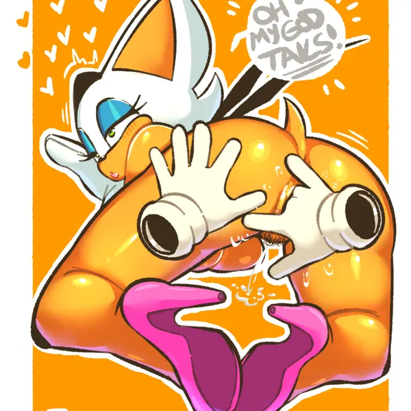miles prower, rouge the bat (sega, sonic the hedgehog (series)) created by edalv