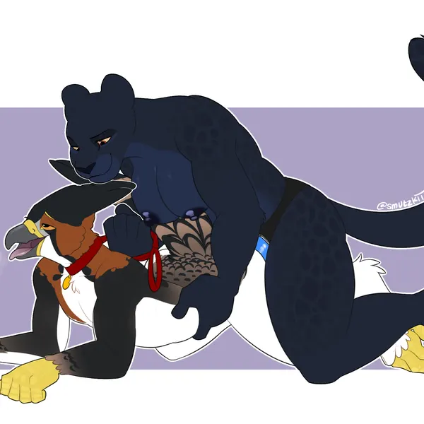 milo (fefquest), shima (crenchaw wolf) created by smutzkii
