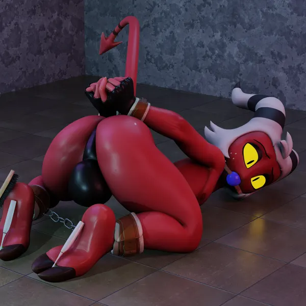 moxxie (helluva boss) (hellaverse, helluva boss) created by brinsar