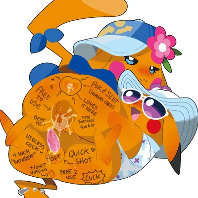 mr. windychu, ms. wavychu (nintendo, pokemon) created by pinkmelonsfw