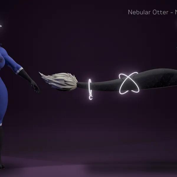 nebo (nebular otter) created by aozorart