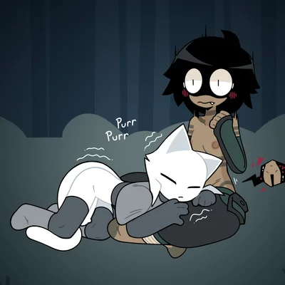 neve the half-beast, tana the human created by nekuzx