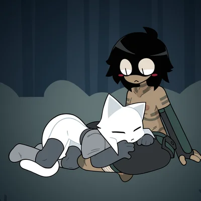 neve the half-beast, tana the human created by nekuzx