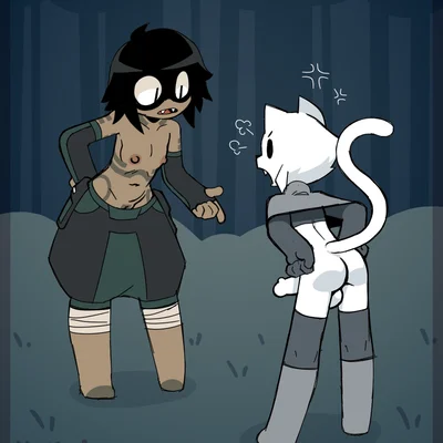 neve the half-beast, tana the human created by nekuzx