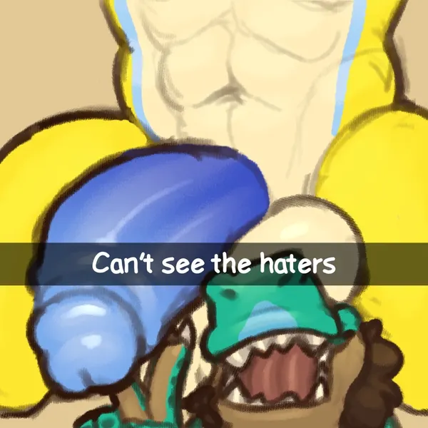 niri (character), trick rex (character) (can't see the haters, mythology) created by trick rex