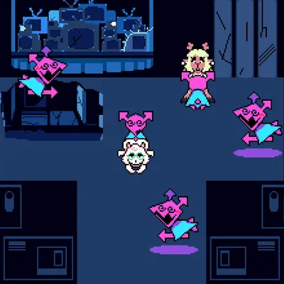 noelle holiday, ralsei (deltarune, undertale (series)) created by bladedbard