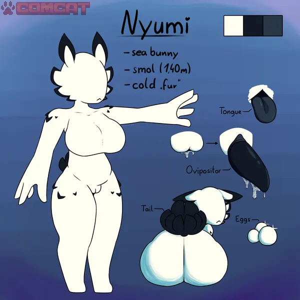 nyumi (comcat) created by comradecat