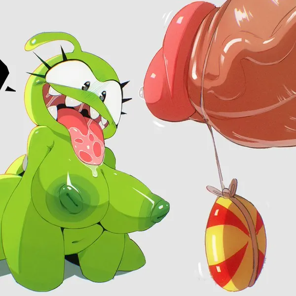 om nom (cut the rope) created by sachsech205