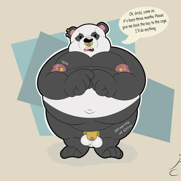 panda (we bare bears) (cartoon network, we bare bears) created by jon noj