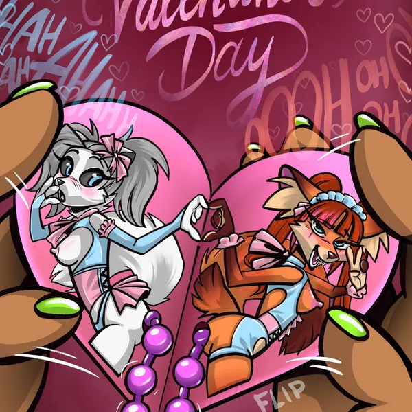 pesdets (character), trixy the spiderfox (character) (valentine's day) created by pesdets, trixythespiderfox