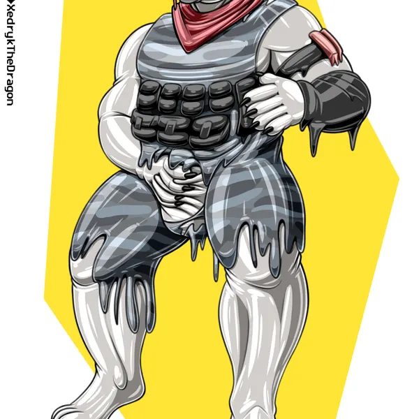 polar patroller (epic games, fortnite) created by xedrykthedragon