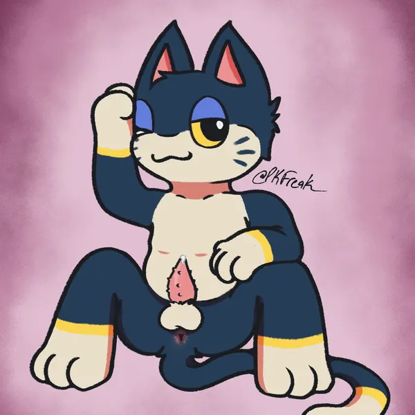 punchy (animal crossing) (animal crossing, nintendo) created by pkfreak