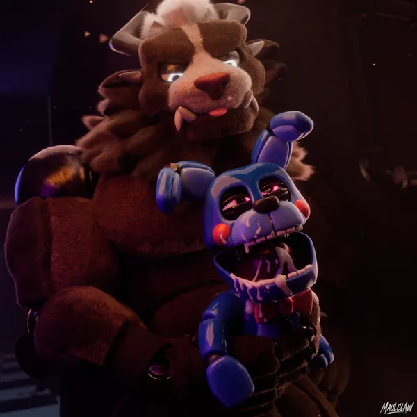 puppet bonnie (fnafsl) (five nights at freddy's, guild wars) created by afterglownsfw, maulclaw