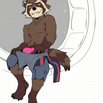 rocket raccoon (guardians of the galaxy, marvel) created by jrjresq