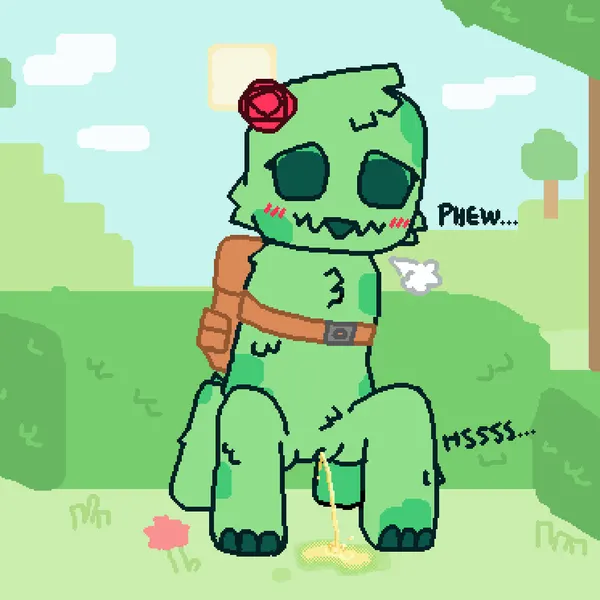 rose (pixel vibri) (microsoft, minecraft) created by pixel vibri
