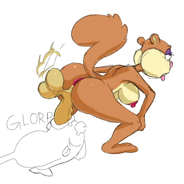 sandy cheeks (nickelodeon, spongebob squarepants) created by boi brisky