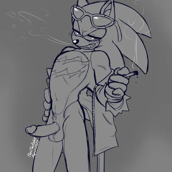 scourge the hedgehog (archie comics, sega) created by thiritherabbit