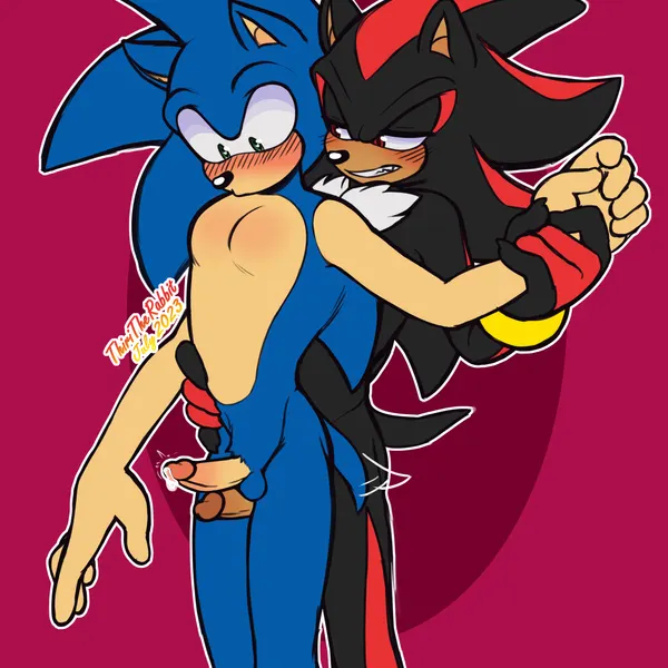 shadow the hedgehog, sonic the hedgehog (sega, sonic the hedgehog (series)) created by thiritherabbit