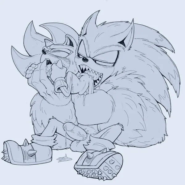 shadow the hedgehog, sonic the hedgehog, sonic the werehog (sega, sonic the hedgehog (series)) created by drcorvus