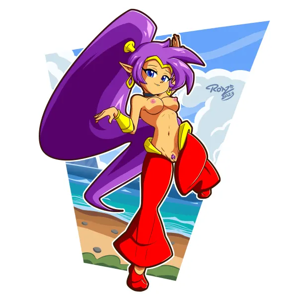 shantae (shantae (series), wayforward) created by rotzedust