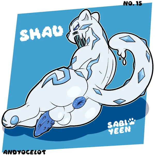 shau (andyocelot) (nintendo, pokemon) created by woofington gator