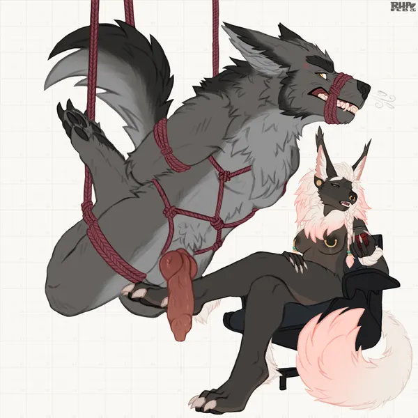 siggy (siggywolp), skye (rhaelrhaelrasputin) (mythology) created by rhaelrhaelrasputin