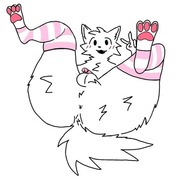 silly cat (mauzymice) (boy kisser (meme)) created by chase the fox(artist)