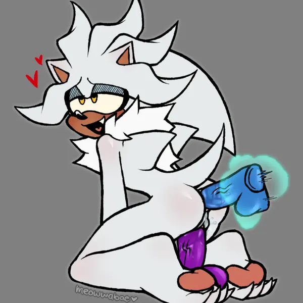 silver the hedgehog (sega, sonic the hedgehog (series)) created by meowwabae