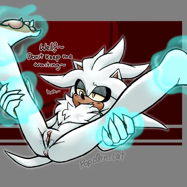 silver the hedgehog (sega, sonic the hedgehog (series)) created by meowwabae