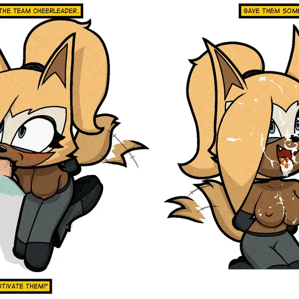 slinger the ocelot, whisper the wolf (idw publishing, sega) created by realdash