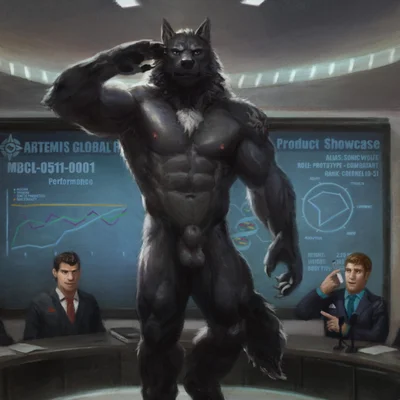 sonic wolfe (mythology) created by orcfun