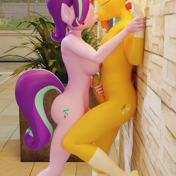 starlight glimmer (mlp), sunburst (mlp) (friendship is magic, hasbro) created by novadrift