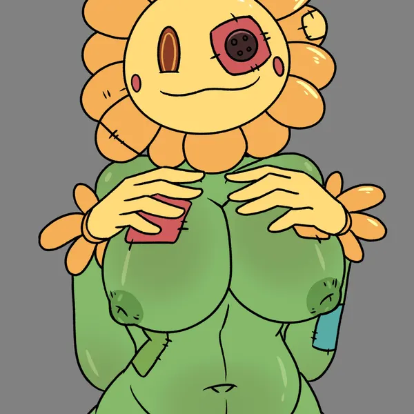 stuffy sunflower (electronic arts, garden warfare) created by bruhmynameisdylan, nsfwinthedark