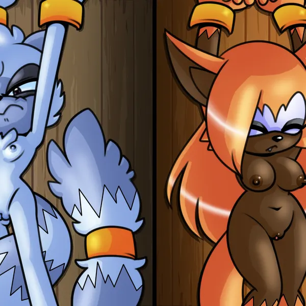 tangle the lemur, whisper the wolf (idw publishing, kuroinu: kedakaki seijo wa hakudaku ni somaru) created by bladetigerx, hyoumaru