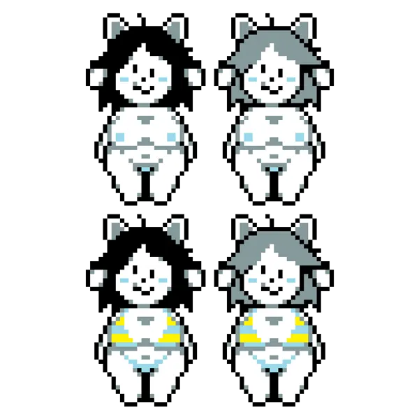 temmie (undertale) (undertale, undertale (series)) created by splashtext