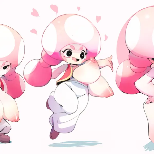 toadette (mario bros, nintendo) created by sachsech205